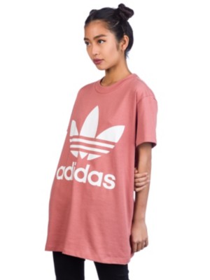 Adidas big trefoil tee womens online